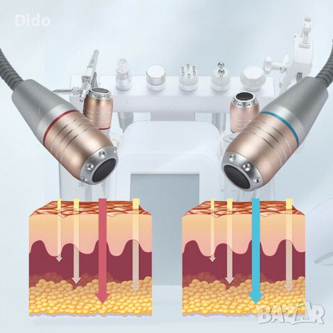 Апарат 11в1–Водно дермабразио, Биолифтинг, RF, Ултразвук, Криотерапия, LED маска за фотонна терапия, снимка 5 - Други - 39347085