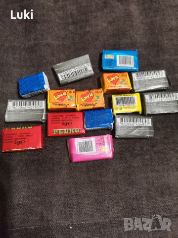 Неотваряни дъвки , снимка 4 - Колекции - 35692902