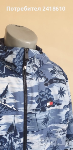 Tommy Hilfiger  Mens Windbreaker Jacket Size M Пролет - Есен  НОВО! ОРИГИНАЛ! Мъжко Яке!, снимка 3 - Якета - 51532605