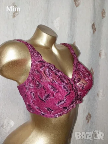 Prima Donna 75 F Сутиен бордо с богата бродерия , снимка 4 - Бельо - 47360167