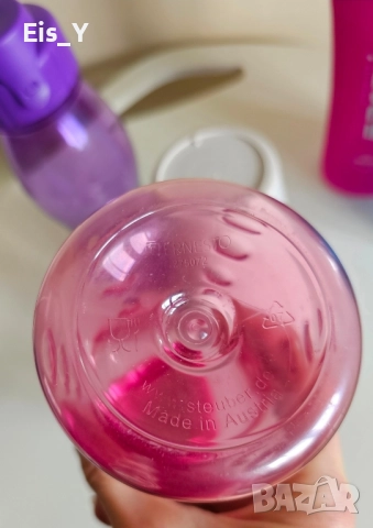 4 Нови шишета за вода, термочаша и четка (гъба) за измиване, при покупка на поне 3 бр.- подарък , снимка 13 - Буркани, бутилки и капачки - 52218632