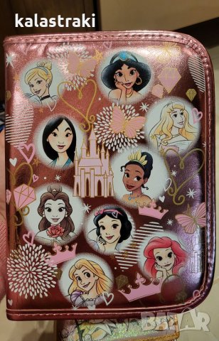 Прекрасен ученически несесер с Ариел, Елза и Анна, Принцесите, Бел, снимка 7 - Други - 29776270