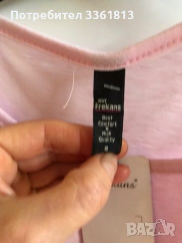 Чисто нова памучна блуза с етикет .Чист памук , снимка 4 - Тениски - 36478144