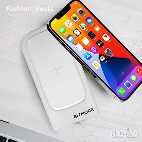 Нов Powerbank 10 000mAh, Безжично зарядно устройство/Стойка, снимка 1 - Безжични зарядни - 41405085