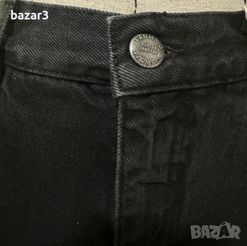 Farm Rio дънкова рокля в черно деним, снимка 5 - Поли - 53715781