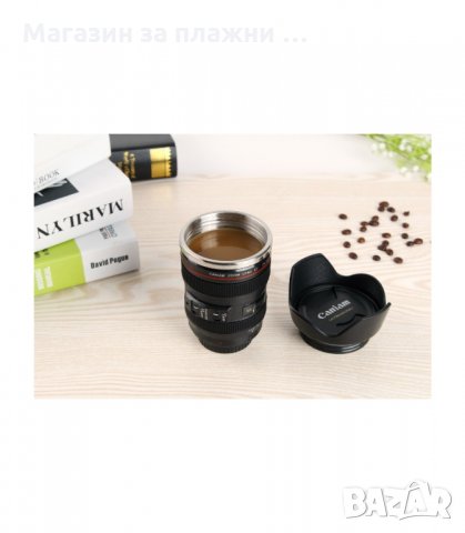 ТЕРМО ЧАША ОБЕКТИВ ЗА ФОТОГРАФИ, 400 МЛ. - код 1693, снимка 6 - Подаръци за мъже - 34269947