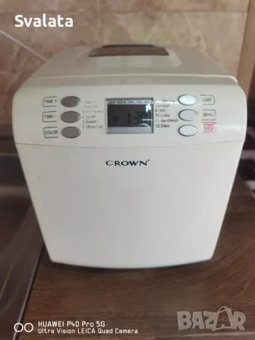 домакинска хлебопекарна марка Crown, модел CBM-6132.