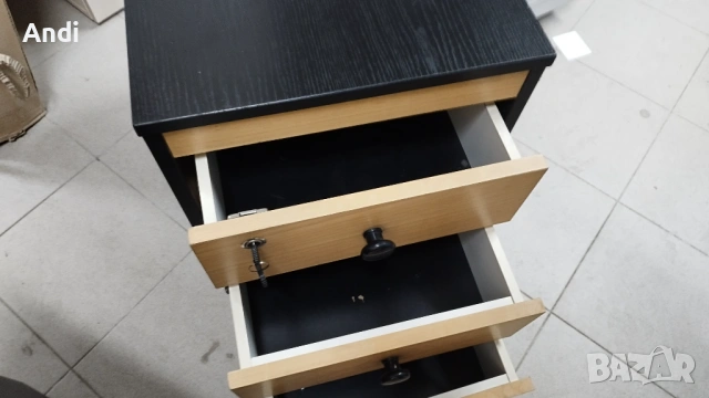 Шкафче за бюро с 3 или 4 чекмеджета - контейнер на колела, снимка 11 - Шкафове и рафтове - 53841333