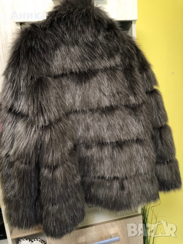 Дамско палто от изкуствен косъм, снимка 3 - Палта, манта - 44732012
