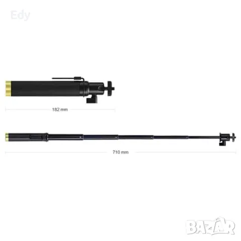 Оригинален монопод Xiaomi Yi с дистанционно, Черен, снимка 5 - Чанти, стативи, аксесоари - 48935800