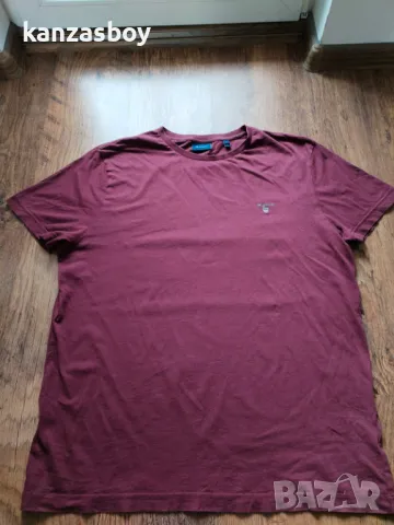 gant - страхотна мъжка тениска XL, снимка 5 - Тениски - 49469210