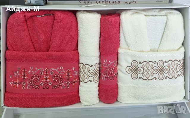 Халат за Баня ПАМУЧНИ, снимка 11 - Хавлиени кърпи - 18499768