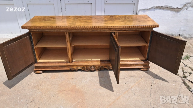 Шкаф с дърворезба масив №165 , снимка 6 - Шкафове - 53777285