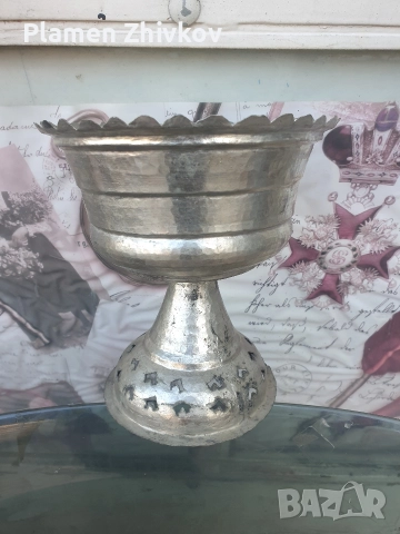 Потир за причастие от домашен иконостас , снимка 6 - Икони - 52874936