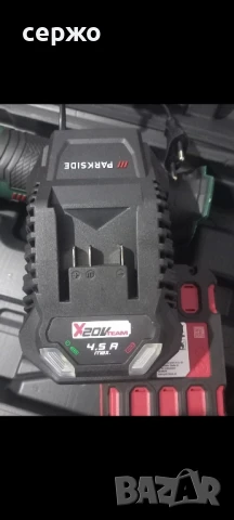 акулумулаторен ъглошлаиф парксаид, снимка 4 - Други инструменти - 50623763