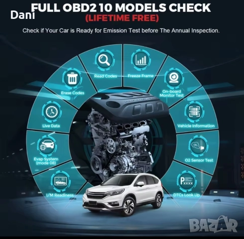 OBD диагностика Thinkcar Thinksafe, снимка 5 - Индустриална техника - 52669059