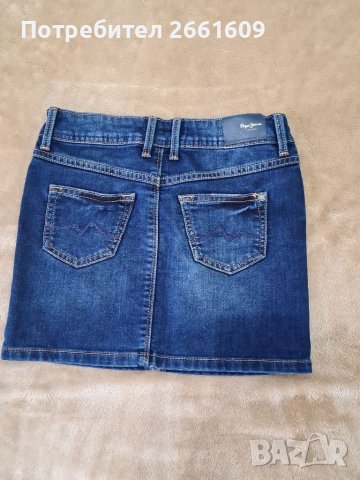Детска дънкова пола pepe jeans , снимка 2 - Детски рокли и поли - 39844804