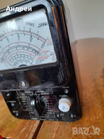 Стар мултицет Sanwa, снимка 5 - Антикварни и старинни предмети - 49260440