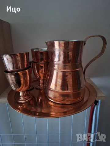 Меден сервиз за ракия и вино, снимка 2 - Сервизи - 49704568