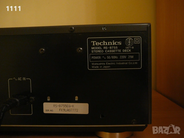 TECHNICS RS-B755, снимка 7 - Ресийвъри, усилватели, смесителни пултове - 53710541
