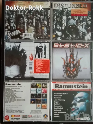 Disturbed & Static X & Rammstein & temperance movement - оригинални дискове , снимка 2 - CD дискове - 56076315
