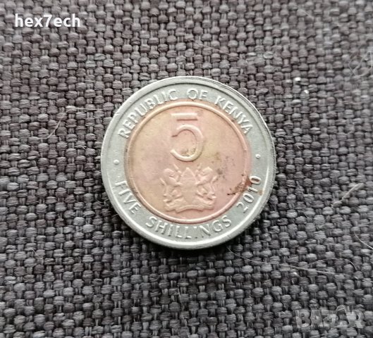 ❤️ ⭐ Монета Кения 2010 5 шилинга ⭐ ❤️, снимка 1 - Нумизматика и бонистика - 40006674