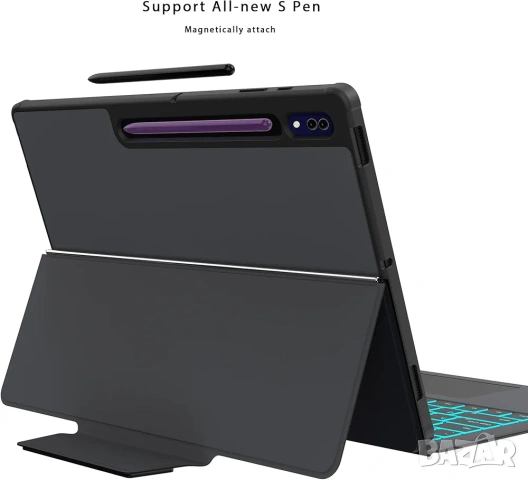 Калъф с клавиатура с тъчпад за Samsung Galaxy Tab S10/ S9/ S8 Ultra 14.6", снимка 7 - Таблети - 53256217