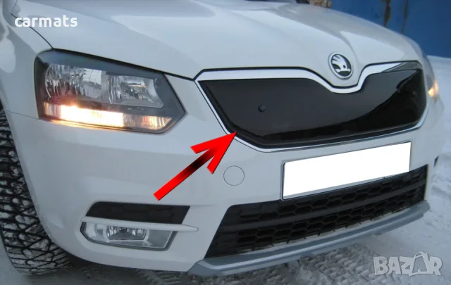 Зимен дефлектор (протектор) за решетка HЕКО за Skoda Yeti (2013+)