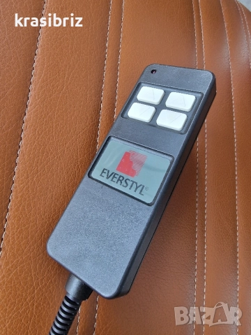 Релаксиращ Електрически Стол-Естествена Кожа-внос от Германия!, снимка 11 - Столове - 52488707