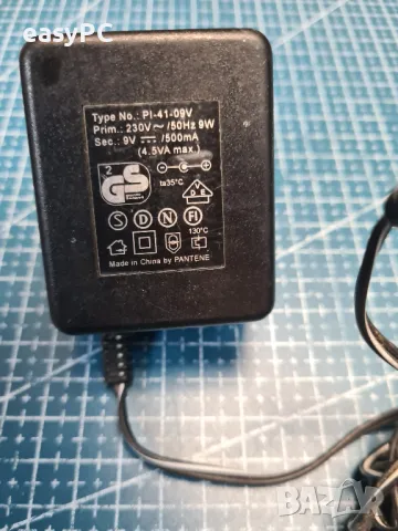 Оригинален захранващ адаптер PI-41-09V 9V 500mA