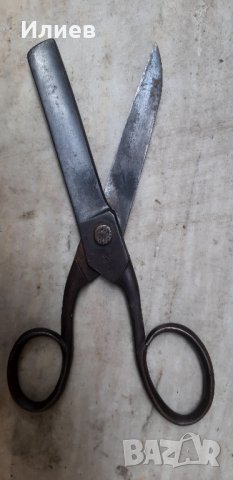 Голяма възрожденска кована ножица. Стара ножица Solingen, снимка 10 - Други ценни предмети - 40873511