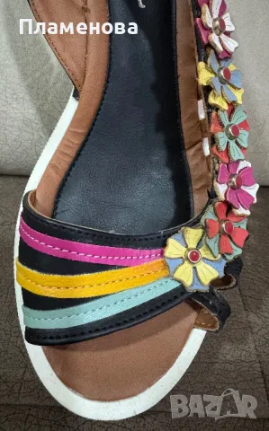 Дамски летни сандали - 37/38 номер, снимка 4 - Сандали - 49337629