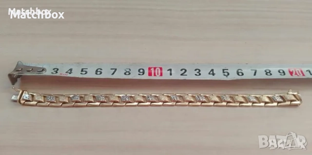 Златна гривна 12.81гр. 585 145лв гр., снимка 2 - Гривни - 51919288