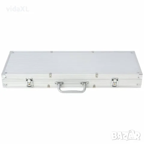 vidaXL Покер комплект с 500 лазерни чипа, алуминий, снимка 4 - Настолни игри - 56147744