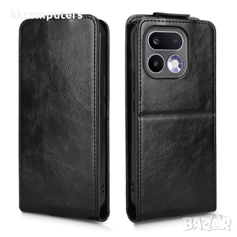 Вертикален Кожен Калъф за Realme 16 Pro+ 5G - Флип, Магнитен, Стойка, Слот за Карта, Вкл. Протектор , снимка 8 - Калъфи, кейсове - 53619622