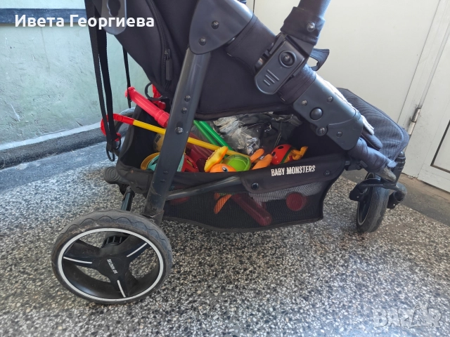Детска количка за близнаци Easy Twin 3, снимка 4 - Детски колички - 52771500