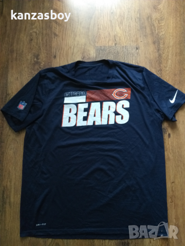 nike nfl chicago bears - страхотна мъжка тениска ХЛ, снимка 5 - Тениски - 44751397