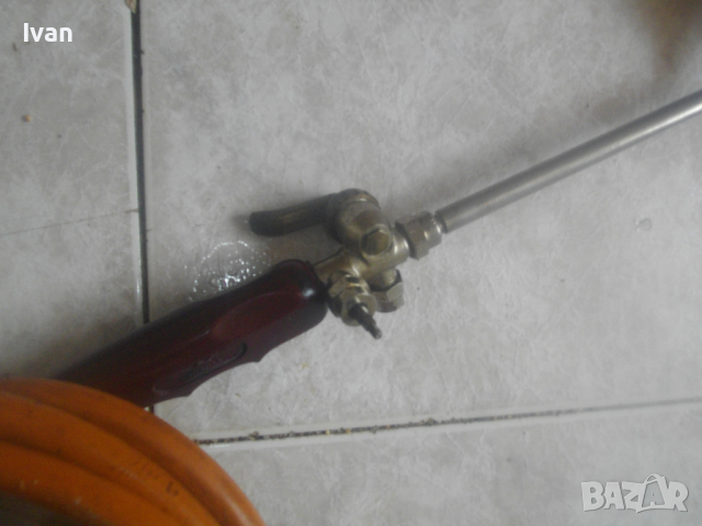 Газова Горелка 510мм С Маркуч/Вентил За Ремонтни Дейности/Хидроизолации/Покриви-Старо Качество-EXACT, снимка 12 - Други инструменти - 44921701