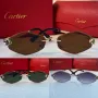Cartier 2024 дамски слънчеви очила ромб 3 цвята, снимка 2