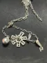 Сребърен ланец с висулки, снимка 2