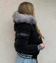 Дамски къси зимни якета с естествен косъм , снимка 8