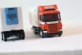 HERPA 1:87 H0 SCANIA АВТОВЛАК КАМИОН ТИР МОДЕЛ КОЛИЧКА, снимка 10
