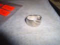 СТАР СРЕБЪРЕН АРТ ДЕКО ПРЪСТЕН ВИСОКА ПРОБА СРЕБРО МАЙСТОРСКА КОВАНА ИЗРАБОТКА 26223, снимка 6