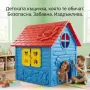 Детска градинска къщичка – Синя къща за игра на открито и закрито с отваряеми врати и прозорци, снимка 10