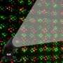 Коледен Лазерен фоторитмичен проектор,червени и зелени точки,220 волта