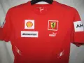 НОВА мъжка тениска Puma Scuderia Ferrari Пума Ферари Red Bull мерсеризиран памук фланелка , снимка 1