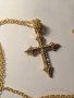 Колие с кръст , снимка 1 - Колиета, медальони, синджири - 41460223