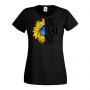 Дамска тениска NO WAR UKRAINE SUNFLOWER,подкрепям Укркайна, снимка 1