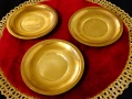 Бронзови чинии 3 броя. , снимка 1