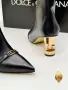 Dolce&Gabbana Елегантни Дамски Боти С Ток И Логото Код SK2209, снимка 3